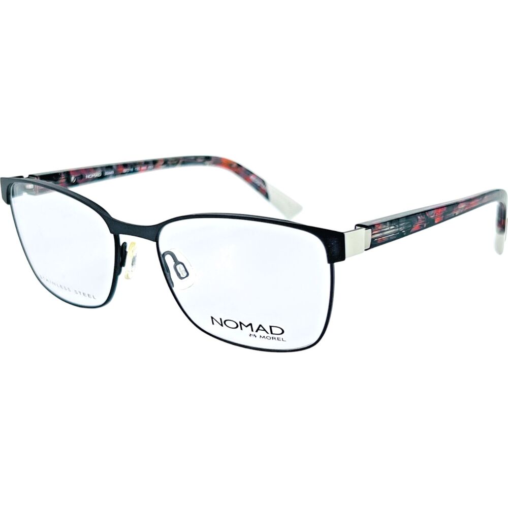 Morel Nomad 3044N Mens Metal Eyeglass Frame MM051 Brown 52-16 Stainless Steel